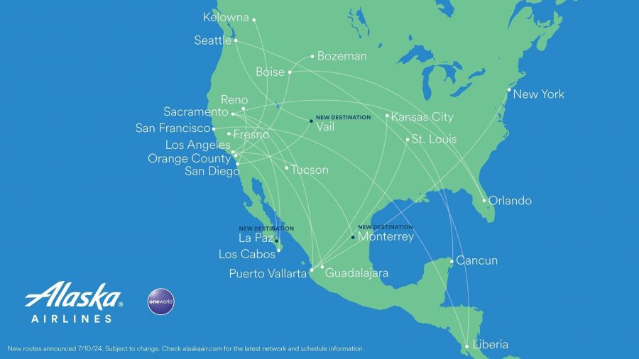 Alaska Airlines expands winter travel options with 18 exciting new sun and ski routes